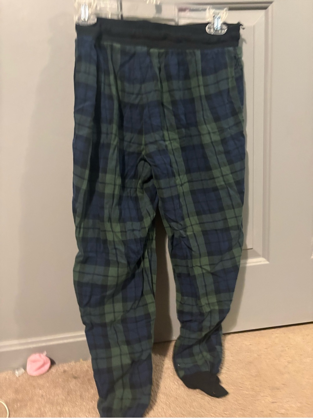 Target Women's Plaid Pajama Pants - Navy & Green